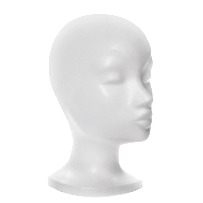 Tête en polystyrène